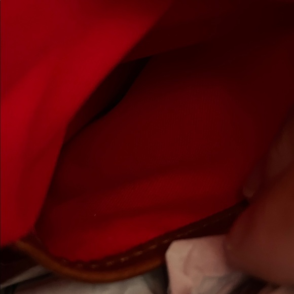 Dooney & Bourke Light Taupe and Carmel Ostrich Satchel 🪻 - Picture 10 of 15